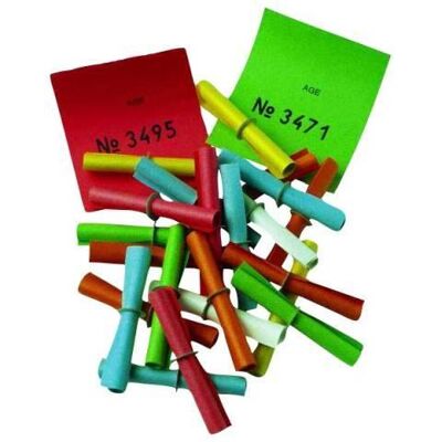 Magni Wolf & Appenzeller 220551 - Röllchenlose Gewinn nummeriert von 551-600, bunt (50 Stk.) Magni Wolf & Appenzeller 220551 - Röllchenlose Gewinn nummeriert von 551-600, bunt (50 Stk.)