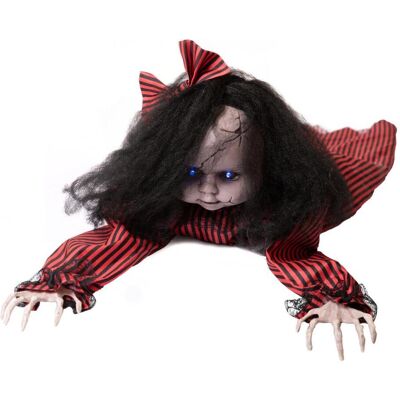 Europalms Halloween Figur kriechend Mathilda, animiert, 110cm (1 Stk.) Europalms Halloween Figur kriechend Mathilda, animiert, 110cm (1 Stk.)