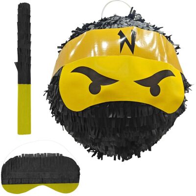Relaxdays Pinata Set Ninja mit Stab & Maske (1 Stk.) Relaxdays Pinata Set Ninja mit Stab & Maske (1 Stk.)