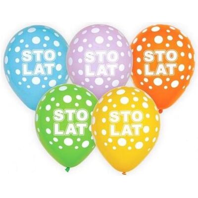 GoDan Happy Birthday Luftballons, 5 Stk (5x) GoDan Happy Birthday Luftballons, 5 Stk (5x)