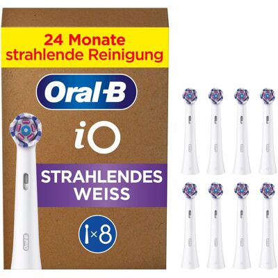 Oral-B iO Weiß Zahnbürstenkopf - Fortschrittliche Plaque-Entfernung Oral-B iO Weiß Zahnbürstenkopf - Fortschrittliche Plaque-Entfernung