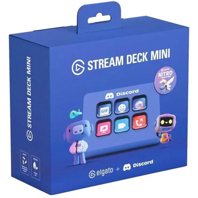 Elgato Stream Deck Mini – Discord Edition, Streaming Deck, Schwarz Elgato Stream Deck Mini – Discord Edition, Streaming Deck, Schwarz