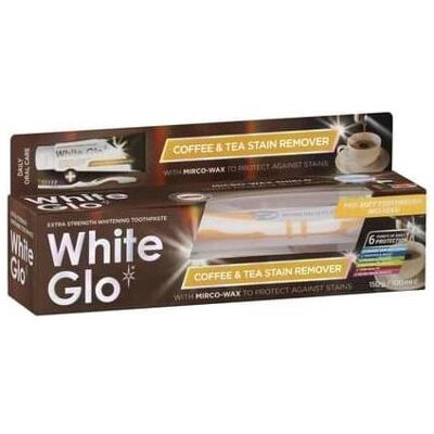 White Glo Zahnpflegeset für Kaffee- und Teetrinker White Glo Zahnpflegeset für Kaffee- und Teetrinker