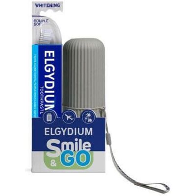 Elgydium, Bleaching, Set : Anti-Plaque, Plaque, Toothpaste, 75 ml + Whitening S, Toothbrush For Women (75 ml, Bleaching Kit) Elgydium, Bleaching, Set : Anti-Plaque, Plaque, Toothpaste, 75 ml + Whitening S, Toothbrush For Women (75 ml, Bleaching Kit)