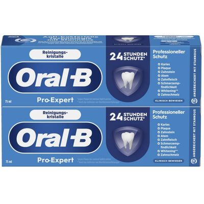 Oral-B, Zahnpasta, Pro-Expert Schutz 2x75ml Zahnpasta (75 ml) Oral-B, Zahnpasta, Pro-Expert Schutz 2x75ml Zahnpasta (75 ml)