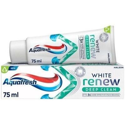 Aquafresh, Zahnpasta, White Renew Deep Clean pasta do zębów 75ml (75 ml) Aquafresh, Zahnpasta, White Renew Deep Clean pasta do zębów 75ml (75 ml)