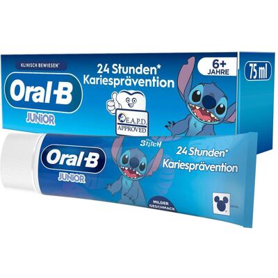 Oral-B, Zahnpasta, Junior Stitch (75 ml) Oral-B, Zahnpasta, Junior Stitch (75 ml)