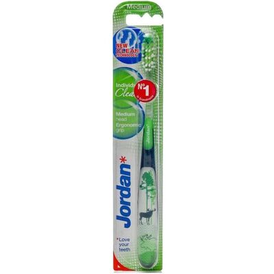 Jordan, Handzahnbürste, Individual Clean Toothbrush Average 1Pcs. (Mittel, 1x) Jordan, Handzahnbürste, Individual Clean Toothbrush Average 1Pcs. (Mittel, 1x)