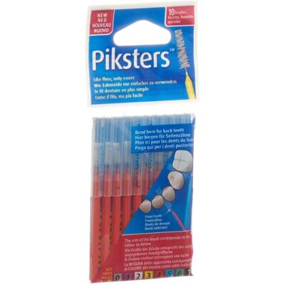 Piksters Interdentalbürsten Größe 4 Rot - Interdental Brushes Piksters Interdentalbürsten Größe 4 Rot - Interdental Brushes