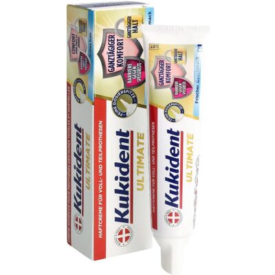 Kukident, Zahnpasta, Ultimate Haftcreme Frischer Geschmack 40gr Haftcreme (40 ml) Kukident, Zahnpasta, Ultimate Haftcreme Frischer Geschmack 40gr Haftcreme (40 ml)