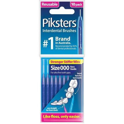 CoreParts, Interdentalbürste, Piksters 0,55 mm Interdentalbürsten Grösse 000 Marineblau - 10er-Pack (10x, 0.55 mm) CoreParts, Interdentalbürste, Piksters 0,55 mm Interdentalbürsten Grösse 000 Marineblau - 10er-Pack (10x, 0.55 mm)