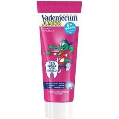 Henkel, Zahnpasta, Vademecum - Junior 6+ Fluoride Toothpaste Toothpaste For Children Strawberry 75Ml (75 ml) Henkel, Zahnpasta, Vademecum - Junior 6+ Fluoride Toothpaste Toothpaste For Children Strawberry 75Ml (75 ml)