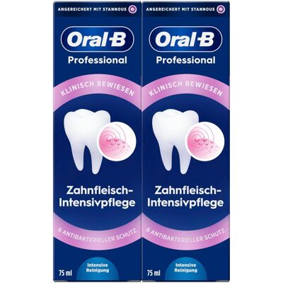 Oral-B, Zahnpasta, Professional Zahnfleisch-Intensivpflege STIWA 2x75ml (75 ml) Oral-B, Zahnpasta, Professional Zahnfleisch-Intensivpflege STIWA 2x75ml (75 ml)