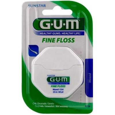 GUM Zahnseide, feine gewachste Zahnseide, zylindrisch, 55 m - Hygiene & Pflege GUM Zahnseide, feine gewachste Zahnseide, zylindrisch, 55 m - Hygiene & Pflege