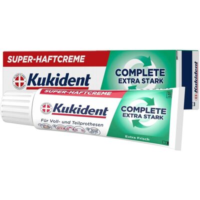 Kukident, Zahnpasta, Haftcreme Complete Extra Frisch 47g Haftcreme (47 ml) Kukident, Zahnpasta, Haftcreme Complete Extra Frisch 47g Haftcreme (47 ml)