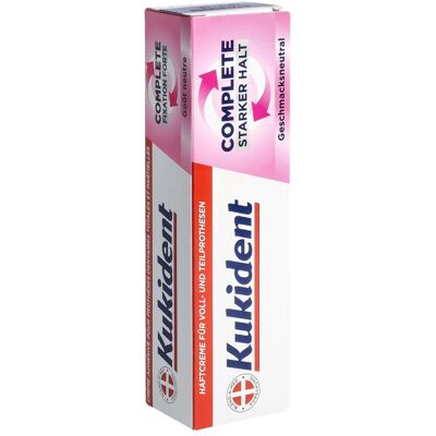 Kukident, Zahnpasta, Haftcreme Complete Geschmacksneutral 47g Haftcreme (47 ml) Kukident, Zahnpasta, Haftcreme Complete Geschmacksneutral 47g Haftcreme (47 ml)