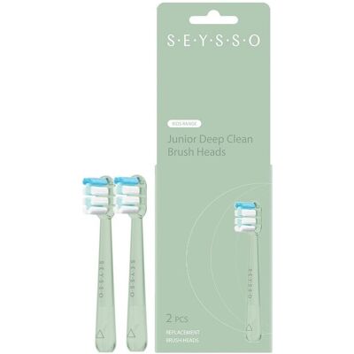 Seysso, Zahnbürstenkopf, Junior Green 2szt (2x) Seysso, Zahnbürstenkopf, Junior Green 2szt (2x)