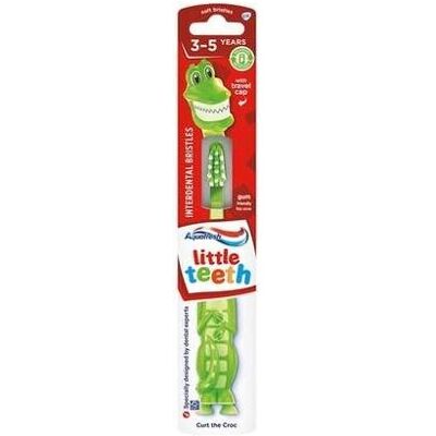 Aquafresh, Handzahnbürste, Little Teeth Zahnbürste szczoteczka do zębów 1szt (Weich, 1x) Aquafresh, Handzahnbürste, Little Teeth Zahnbürste szczoteczka do zębów 1szt (Weich, 1x)