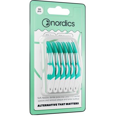 Nordics, Interdentalbürste, Öko Interdental-Zahnstocher Soft 0,4mm (30x, 0.40 mm) Nordics, Interdentalbürste, Öko Interdental-Zahnstocher Soft 0,4mm (30x, 0.40 mm)