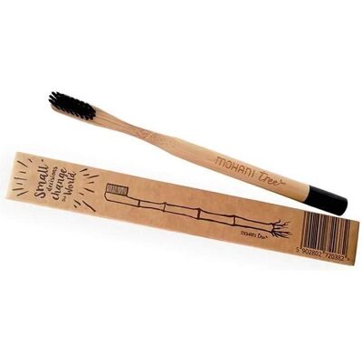 Mohani, Handzahnbürste, Bambooack Toothbrush Medium (Mittel, 1x) Mohani, Handzahnbürste, Bambooack Toothbrush Medium (Mittel, 1x)