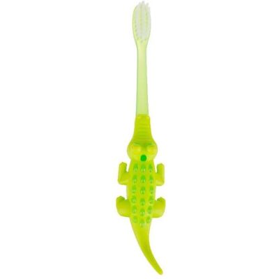 Akuku, Handzahnbürste, A0641 Crocodile Toothbrush for Ages 12+ (Weich, 1x) Akuku, Handzahnbürste, A0641 Crocodile Toothbrush for Ages 12+ (Weich, 1x)