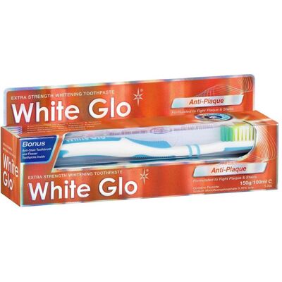 White Glo, Zahnpasta, Anti-Plaque Dental 150ml (100 ml) White Glo, Zahnpasta, Anti-Plaque Dental 150ml (100 ml)