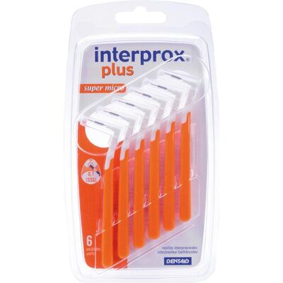 Interprox, Interdentalbürste, plus super micro orange Interdentalbürst, 6 St ZBU (6x, 0.90 mm) Interprox, Interdentalbürste, plus super micro orange Interdentalbürst, 6 St ZBU (6x, 0.90 mm)