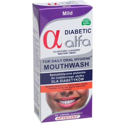 Xylitol, Mundspülung, Alfa Diabetic Mild Mundes Mundwasser 200 ml - langes Ablaufdatum! (200 ml, Mundwasser) Xylitol, Mundspülung, Alfa Diabetic Mild Mundes Mundwasser 200 ml - langes Ablaufdatum! (200 ml, Mundwasser)