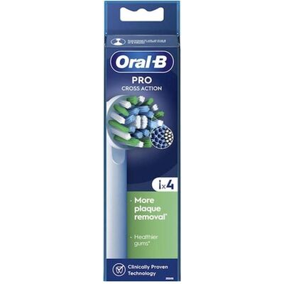 Oral-B, Zahnbürstenkopf, Ersatzteile für Zahnbürstenköpfe (4x) Oral-B, Zahnbürstenkopf, Ersatzteile für Zahnbürstenköpfe (4x)