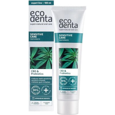 Ecodenta, Zahnpasta, Sensitive CBD Bioactive Zahnpasta (100 ml) Ecodenta, Zahnpasta, Sensitive CBD Bioactive Zahnpasta (100 ml)