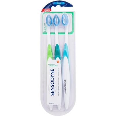 Sensodyne, Handzahnbürste, Expert Soft (Weich, 3x) Sensodyne, Handzahnbürste, Expert Soft (Weich, 3x)