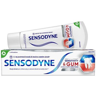 Sensodyne, Zahnpasta, Zahnpasta für empfindliche Zähne Sensitivity & Gum Whitening 75 ml (75 ml) Sensodyne, Zahnpasta, Zahnpasta für empfindliche Zähne Sensitivity & Gum Whitening 75 ml (75 ml)