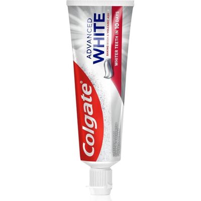 Colgate Advanced White Vulkanasche und Natron Zahncreme - Whitening für Männer/Unisex/Öko/75ml Colgate Advanced White Vulkanasche und Natron Zahncreme - Whitening für Männer/Unisex/Öko/75ml