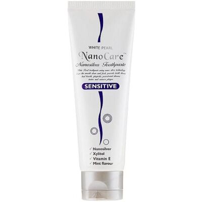 Vitalcare, Zahnpasta, White Pearl NanoCare Sensitive Zahnpasta für empfindliche Zähne 100 g Vitalcare, Zahnpasta, White Pearl NanoCare Sensitive Zahnpasta für empfindliche Zähne 100 g