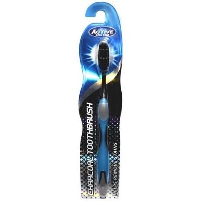 Beauty Formulas, Handzahnbürste, Charcoal Toothbrush Toothbrush 1 Pc. Beauty Formulas, Handzahnbürste, Charcoal Toothbrush Toothbrush 1 Pc.