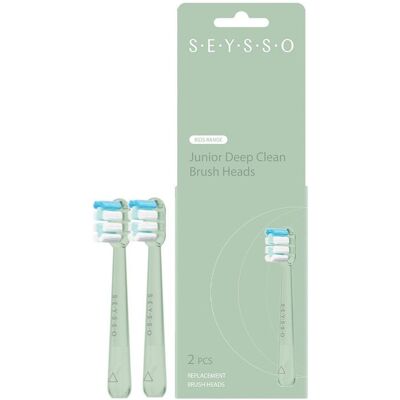 Seysso, Zahnbürstenkopf, Junior Green 2szt (2x) Seysso, Zahnbürstenkopf, Junior Green 2szt (2x)