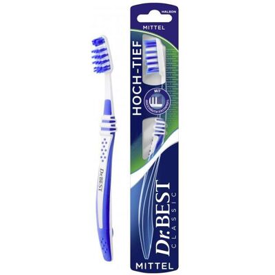Dr.Best, Handzahnbürste, Hoch-Tief Zahnbürste (Mittel, 1x) Dr.Best, Handzahnbürste, Hoch-Tief Zahnbürste (Mittel, 1x)