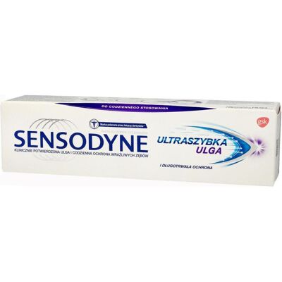 Sensodyne Ultraschnelle Linderung Zahnpasta - Sensodyne Rapid Relief - Empfindliche Zähne Sensodyne Ultraschnelle Linderung Zahnpasta - Sensodyne Rapid Relief - Empfindliche Zähne