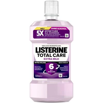 Listerine, Mundspülung, total care extra mild, 500ml Flasche (500 ml, Mundspülung) Listerine, Mundspülung, total care extra mild, 500ml Flasche (500 ml, Mundspülung)
