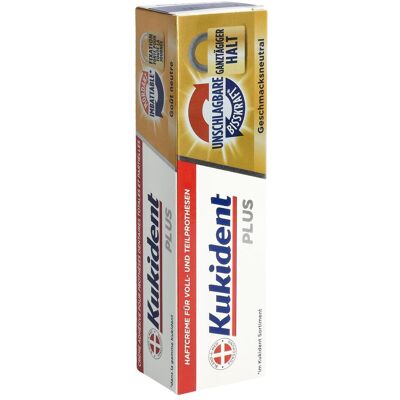 Kukident, Zahnpasta, Plus Haftcreme (40 ml) Kukident, Zahnpasta, Plus Haftcreme (40 ml)