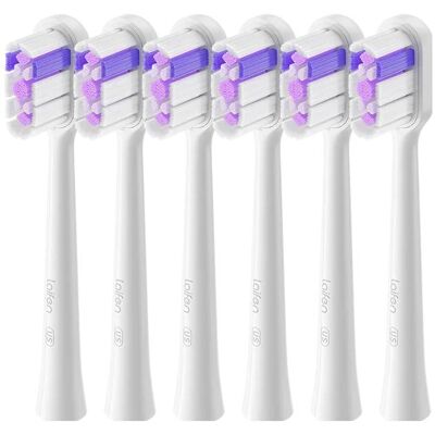 Laifen, Zahnbürstenkopf, Wave Bürstenköpfe Ultra-Whitening (6x) Laifen, Zahnbürstenkopf, Wave Bürstenköpfe Ultra-Whitening (6x)