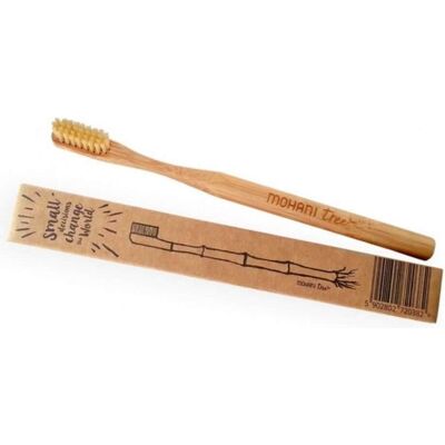 Mohani, Handzahnbürste, Medium Bamboo Toothbrush (Mittel, 1x) Mohani, Handzahnbürste, Medium Bamboo Toothbrush (Mittel, 1x)