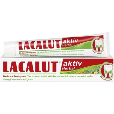 Zdrovit LACALUT AKTIV Kräuterzahnpasta - Zahnpasta Zdrovit LACALUT AKTIV Kräuterzahnpasta - Zahnpasta