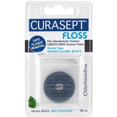 Curasept, Zahnseide, FLOSS Zahnseide schwarz (50 m) Curasept, Zahnseide, FLOSS Zahnseide schwarz (50 m)