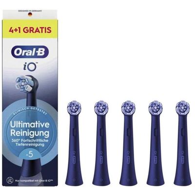 Oral-B, Zahnbürstenkopf, iO Ultimative Reinigung 4+1 (5x) Oral-B, Zahnbürstenkopf, iO Ultimative Reinigung 4+1 (5x)