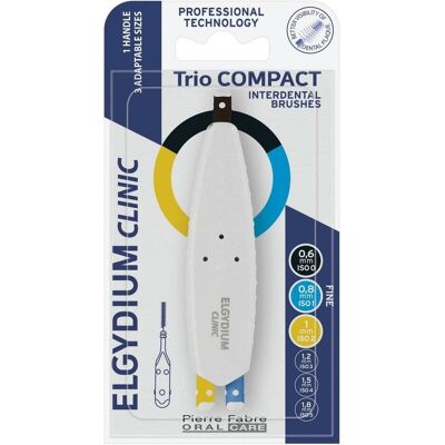 Elgydium, Interdentalbürste, Otc Clinic Trio Compact Waskie (3x) Elgydium, Interdentalbürste, Otc Clinic Trio Compact Waskie (3x)