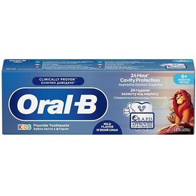 Oral-B, Zahnpasta, Löwenkönig Kinderzahnpasta (60 ml) Oral-B, Zahnpasta, Löwenkönig Kinderzahnpasta (60 ml)
