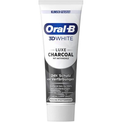 Oral-B, Zahnpasta, 3D White Luxe Charcoal Whitening (75 ml) Oral-B, Zahnpasta, 3D White Luxe Charcoal Whitening (75 ml)