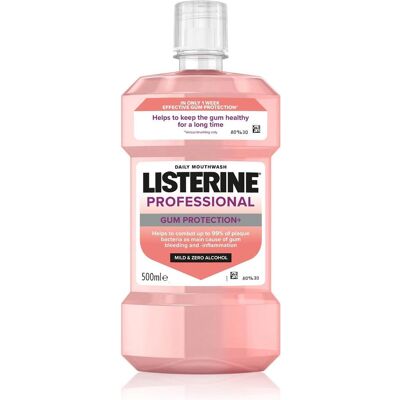 Listerine, Mundspülung, Mundwasser Professional Gum Protection+ 500 ml (500 ml, Mundwasser) Listerine, Mundspülung, Mundwasser Professional Gum Protection+ 500 ml (500 ml, Mundwasser)