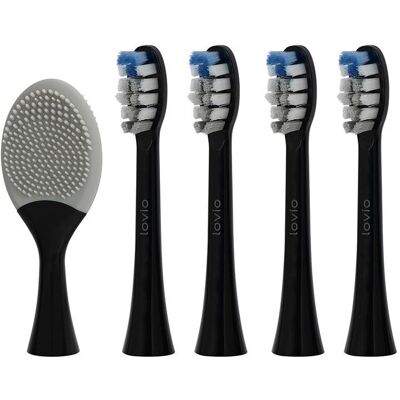 Lovio, Zahnbürstenkopf, LVTB124BK-HM SonicProtect PRO Toothbrush Heads Medium Black (5x) Lovio, Zahnbürstenkopf, LVTB124BK-HM SonicProtect PRO Toothbrush Heads Medium Black (5x)